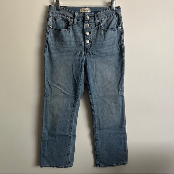 Madewell Denim - Madewell Cali Demi Boot Light Wash Jeans Size 28